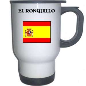  Spain (Espana)   EL RONQUILLO White Stainless Steel Mug 