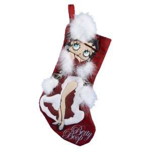  Kurt Adler 19 Inch Showgirl Betty Boop Appliqué Stocking 