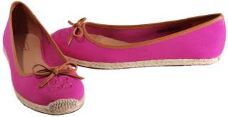 Coach Womens Shoes Darcelle Pink   Natural   Black Canvas Espadrille 