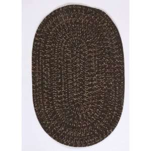  Braided Casual Wool Area Rug Carpet Brown Mix 10 x 13 