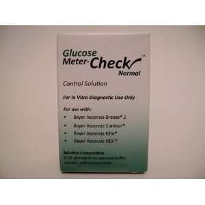  Glucose Meter Check Normal for Bayer Health & Personal 