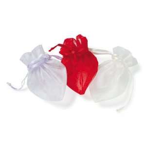   Shaped Organza Wedding and Shower Favor Bags