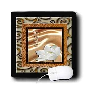   New Year Design   Happy New Year in Chinese, Lotus Flower   Mouse Pads