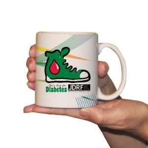  Juvenile Diabetes Awareness Coffee Mug   JDRF Logo Shoe 