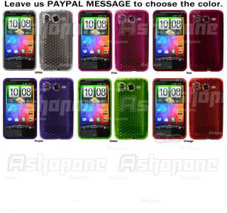 New Soft Gel Case Cover Skin for HTC Desire HD  