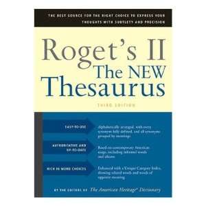  Rogets Ii The New Thesaurus Third Electronics