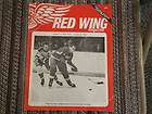 1952 53 New York Rangers Program vs Detroit Red Wings  