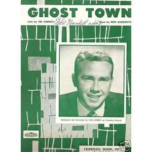  Sheet Music Don Cherry Ghost Town 85 