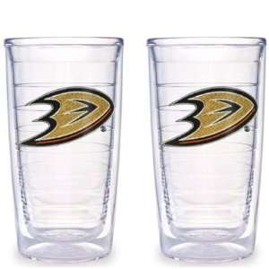 Mighty Ducks of Anaheim Set of TWO 16 oz. Tervis Tumblers  