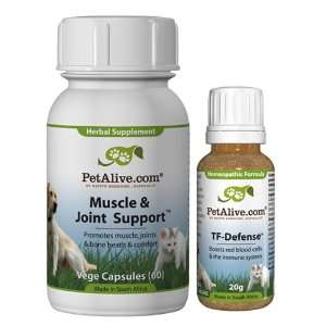  PetAlive TF Defense and Muscle & Joint Support ComboPack 