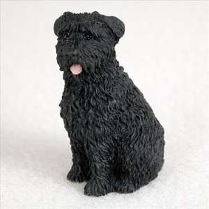  Bouvier Des Flandres Miniature Dog Figurine   Uncropped 