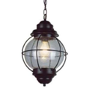  Tulsa Lantern 13 1/2 High Black Hanging Light Fixture 
