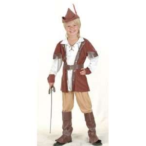 Robin Hood Boys Deluxe Fancy Dress Costume M 134cms