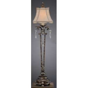   , Winter Palace Dimming Crystal Table Lamp, 1 Light, 60 Watts, Patina