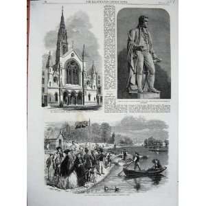   1861 PeterS Church Statue Robert Hall Boats RegentS