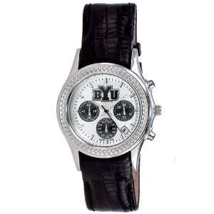 Brigham Young Cougars NCAA Chronograph Dynasty Series Leather Band 