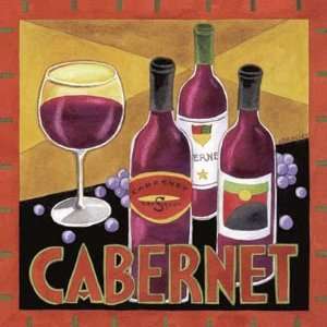 Vintage Wine I   Jennifer Brinley 9x9 CANVAS 