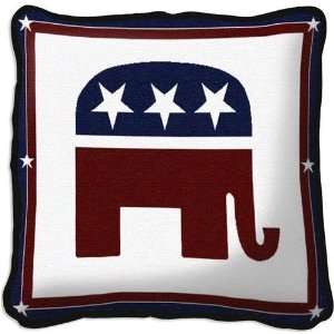  Republican Logo Pillow   17 x 17 Pillow