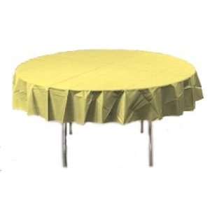  Round Table Cover, Yellow