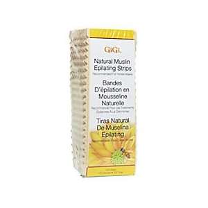  Gigi Small Natural Muslin Epilating Strips 100 count 