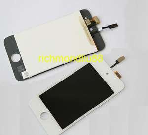   white iPod Touch 4th gen Assembly screen digitizer+LCD Disply  