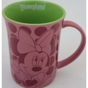 Disneyland Resort Minnie Coffee/Tea/Hot Cocoa Pink Polka Dot Ceramic 
