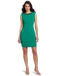 Calvin Klein Womens Jewel Sleeveless Dress