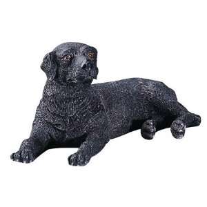  Black Labrador Retriever Dog   Collectible Statue Figurine 