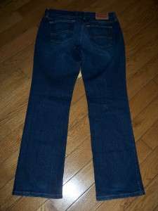WOMENS LUCKY BRAND DUNGAREES RETRO RIDER 8/29 HIPSTER  