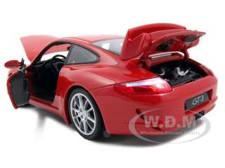 PORSCHE 911 (997) GT3 RED 118 DIECAST MODEL CAR  