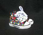 new multi colored checkered high top tennis shoes boys girls