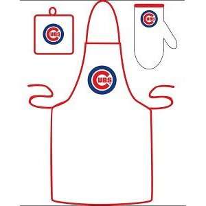  Chicago Cubs Grilling Apron Set