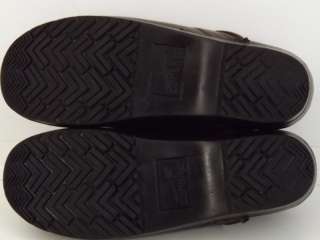 Womens shoes dark brown leather professional Dansko 38 7.5 8 M clogs 