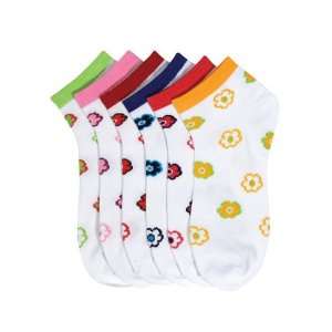  HS Women Fashion Socks Cool Flower Design (size 9 11) 6 