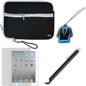   Screen Protector + Black Universal Full Size Stylus with Flat Tip