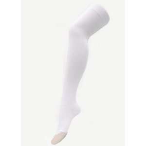    White Solid Colored Over The Knee Socks Size 9 11 