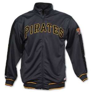   Pirates Mens Full Zip Track Jacket, Black/Gold