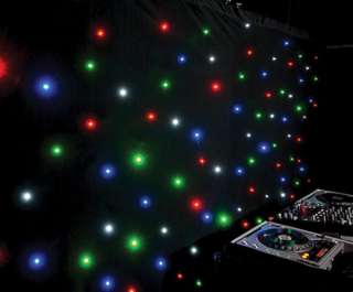   Sparkle Drape LED DJ Lighting Backdrop + CH 31 T Bar Light Stand
