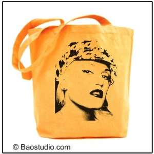 Gwen Stefani No Doubt (Gold)   Pop Art Canvas Tote Bag