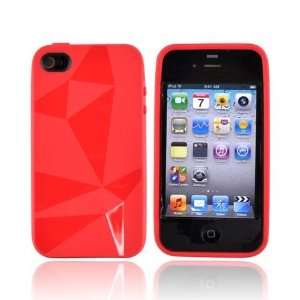  Speck For Apple iPhone 4 Hard Silicone Case RED 