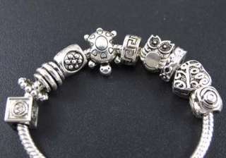 Wholesale 100p Mix Tibetan Silver Spacer Beads Fit European Charm 