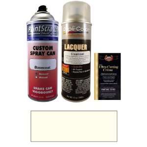  12.5 Oz. Tudor White Spray Can Paint Kit for 1980 Jaguar 