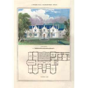  A Tudor Hall Elizabethan Style 24x36 Giclee