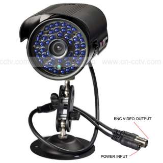 600TVL SONY COLOR CCD 48pcs BLUE LED CCTV Outdoor Camera Wide Angle 