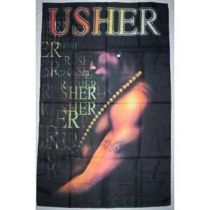  USHER 5x3 Feet Cloth Textile Fabric Poster