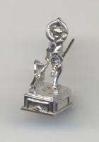 Vintage sterling MINUTEMEN MONUMENT STATUE charm 3 D CONCORD MA MINUTE 