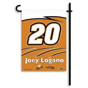  20113   Joey Lagano #20 2 Sided Garden Flag 13 X 17 