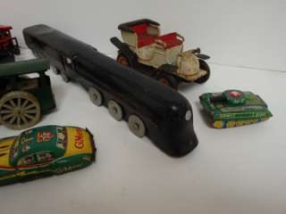 Huge Lot of Old Toys MARX TIN TOYS WIND UP PLASTIC Toy Cars Toy Trucks 