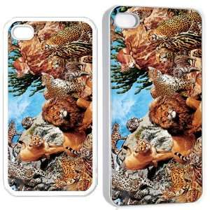  cats mout dessert iPhone Hard 4s Case White Cell Phones 