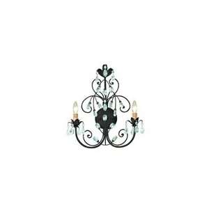   Crystorama 2 Light Wall Sconce   Victoria Collection